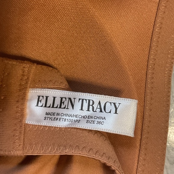 Ellen Tracy Seamless Tan Bra 36C - Picture 5 of 7